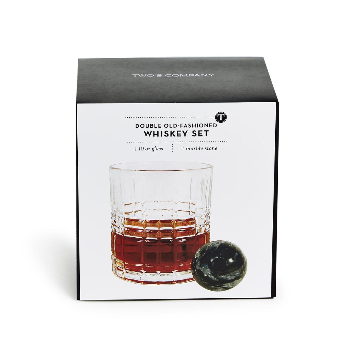 Double Old Fashion Whiskey Set