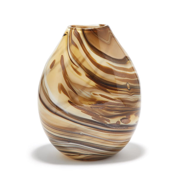 Mocha Swirl Vase