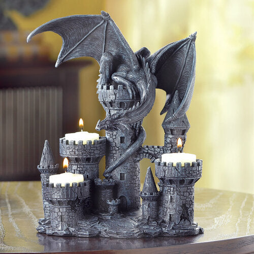 Dragon Castle Candle Holder