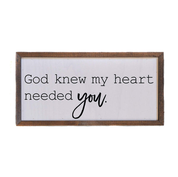 God New My Heart Needed You