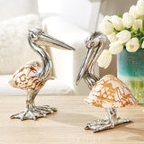 Pelican Sculptures Set of 2