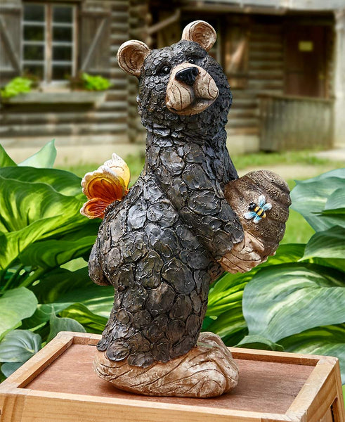 Bear Garden Statue | Outdoor Bear Statue | AMP's Market Place