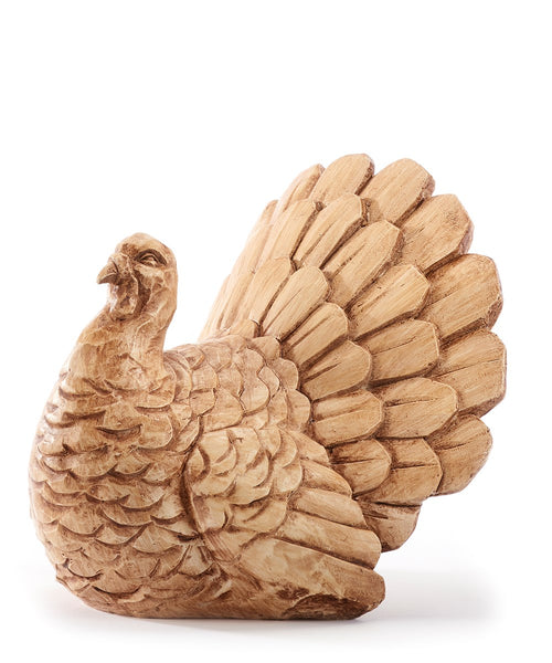 Carved Wood Look Turkey