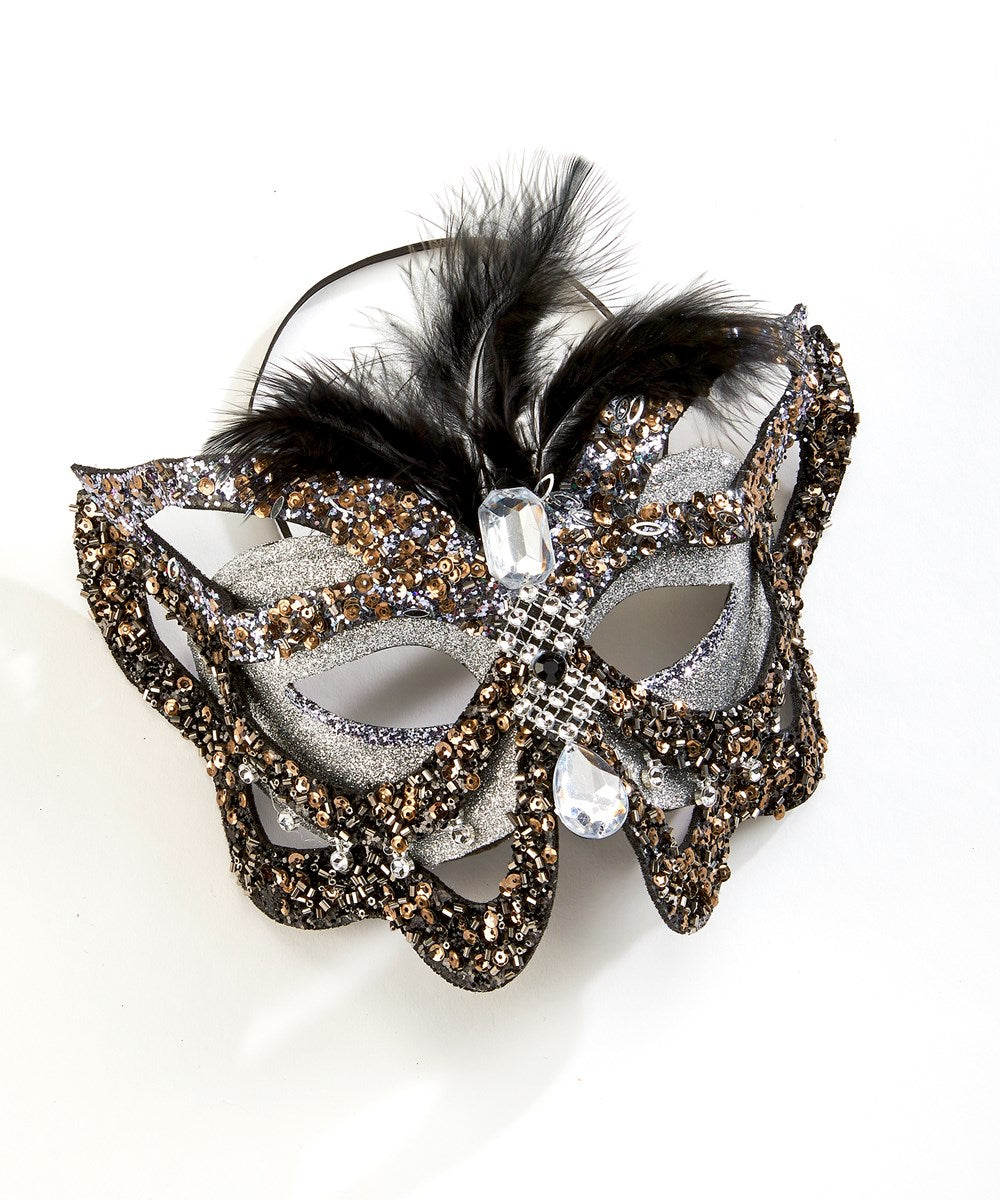 Jeweled Cat Mask