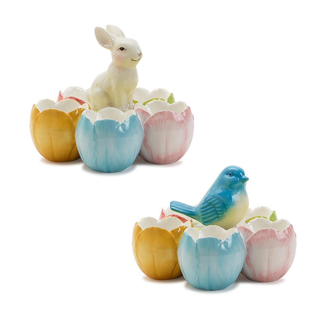 Bunny or Bird Tidbit Dish | Garden Tidbit Dish | AMP&#39;s Market Place