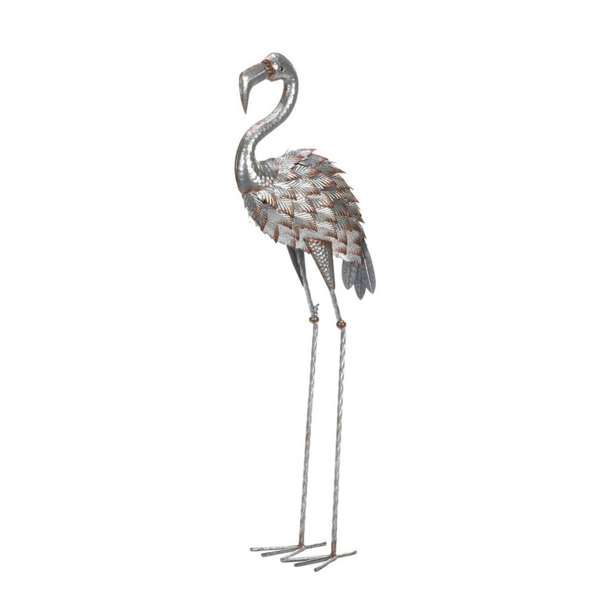 Galvanized flamingo