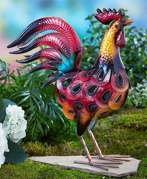 Colorful Metallic Rooster