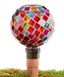 Mosaic Glass Watering Globes