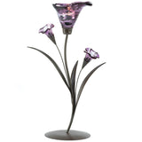 Purple Calla Lily Candle Holder