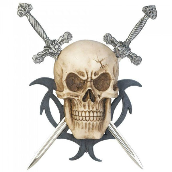 Skull and Cross Swords Plaque