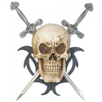 Skull and Cross Swords Plaque