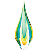 Teardrop Art Glass Sculpture - 18 Inches