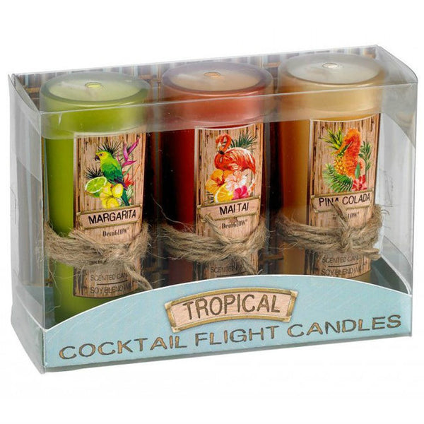 Tropical Cocktail Flight Candles