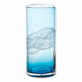 Ocean Blue Wave Vase