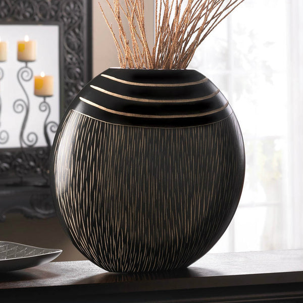 Wooden Tribal Decorative Vase