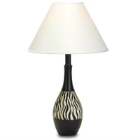 Zebra Print Lamps